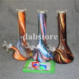 Glass Bong 11 "Design Heady Water Pipe 18.8mm Joint beaker bong bicchiere per pipa in vetro o accessori per fumatori