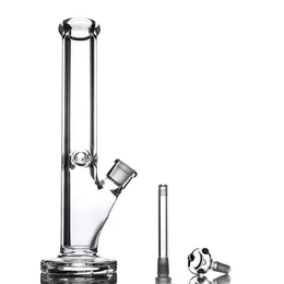 9mm Thick Glass Water Bong Hookahs Straight 18 14 12 inches With elephant Joint Super pipe bongs big dab rig