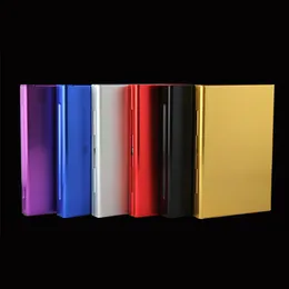 Le plus récent alliage d'aluminium Mini étuis à cigarettes colorés boîtier de coque boîte de rangement mode Design exclusif Portable gâteau chaud de haute qualité