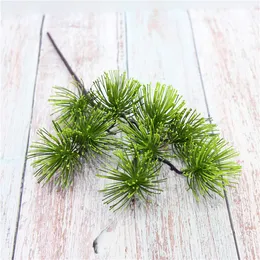 5pcs per lot DIY Green European Artificial Cypress Plant Mini Pine Needle Wedding Flower Floristry Christmas Home Decorative Flowers