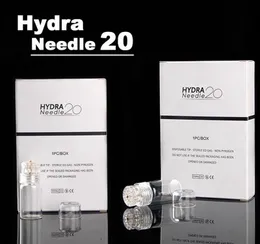 Hydra Needle 20 pinów Micro Needle Aqua Channel Mezoterapia Gold Needle Fine Touch System derma stempel