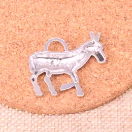 34pcs Charms donkey burro 33*30mm Antique Making pendant fit,Vintage Tibetan Silver,DIY Handmade Jewelry