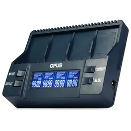 Opus BT  -  C900デジタル4スロット9VリチウムイオンNiMH電池充電器 -  USプラグ