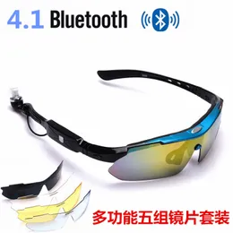 Stereo Bluetooth Intelligence Motion Headset Brille Fünf Linsen Anzug taktisch