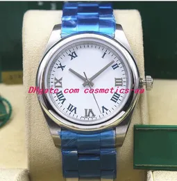 17 Style Women zegarek 116000 116200 114200 114300 36 mm łupkowy tabliczka Bransoletka ze stali nierdzewnej Automatyczna Sapphire Luminous Waterproof Męski zegarek na rękę