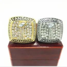 2018 Fantasy Football Championship Alloy Ring Birthday Gift Collection