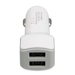 Dual USB Ports 5V 2.4A Car Charger Universal Charging Adapter för Samsung S9 Obs 8 HTC LG Cell Smart Phone