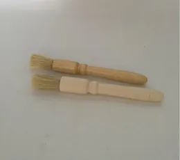 Spazzola Pulizia Macinacaffè – Setole Naturali Di Cinghiale, Manico In Legno Di Noce, Cordino In Pelle, Perfetta Per Baristi E Amanti Del Caffè