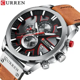 Relogio Masculino Curren Moda Creative Quartz Zegarek Mężczyźni Data Zegarki Casual Business Wrist Watch Male Clock Montre Homme