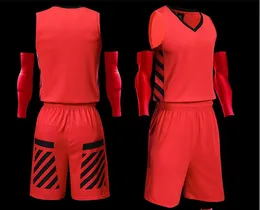 2019 New Blank Basketball maglie logo stampato Taglia uomo S-XXL prezzo economico spedizione veloce buona qualità Cool RED CBRD001nQ