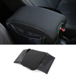 Black Car Center Console Armrest Box Cotton Protective Cover for Jeep Wrangler JK 2011-2017 Interior Accessories