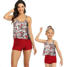 donne bambini spiaggia un pezzo stampato a vita alta che copre stopach sottile conservatore sexy yakuda flessibile elegante bikini con stampa leopardata