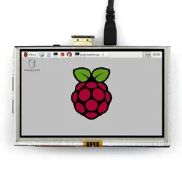 Freeshipping 5 "LCD 840 * 480 H-D-MI Ekran dotykowy Wyświetlacz 5-calowy TFT LCD Monitor Module Shield dla Raspberry Pi 3 Model B / Rapberry PI 2