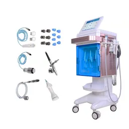 5 W 1 Oxygen Jet Dermabrasion Machine Water Peel Scrubber Beauty Facial Beauty Głębokie Oczyszczanie RF Skin Odmładzanie zimnego młot