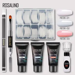 ROSALIND Nail Kit Of Nail Art Decorations Extension Nail Kit Professional Set All For Manicure Gel Polish Set