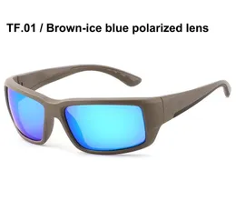 Partihandel Fantailtr90 Polariserade solglasögon Bilkör buffelhorn utomhus av hög kvalitet lins män kvinnor utformar sportglasögon med fullt paket