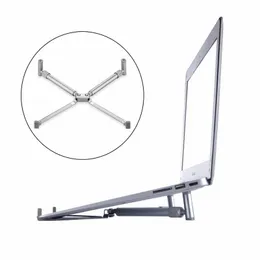 Przenośny uchwyt na laptopa Składany regulowany Stojak Stojak Notebook Aluminium Laptop X-Stand dla Macbook Laptop Notobook Holder