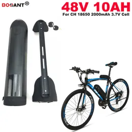 Şarj edilebilir Elektrikli Bisiklet Pil 48 V 10AH Bafang 800 W Motor + 2A Şarj E-bike Lityum pil 13 S 48 V Ücretsiz Kargo