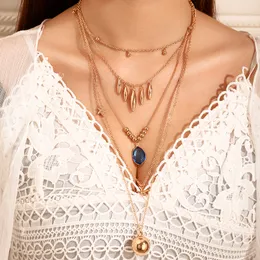 Fashion-Long Pendant Halsband Delikat Alloy Material Hawaii Style Pendants För Kvinnor Födelsedag Semester Gift Drop Shipping