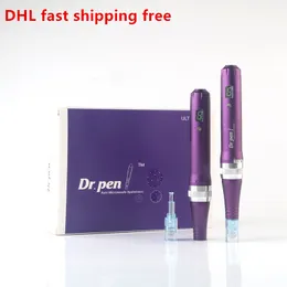 X5-C Derma Pen Wired Dr.pen X5 Auto Electric Microneedle Derma Stamp Pen 5 Speed 0.25-2.5mm Needle Length Adjustable X5 DRpen