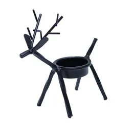 Christmas Candle Holders Creative European Iron Art Deer Candlestick Christmas Decorations And Gifts