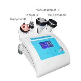 4 i 1 vakuum lipo ultraljud kavitation bantning radio frekvens multipolär rf skönhet maskin celluliter muskelrehabilitering