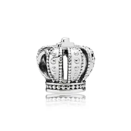 Nowe Moda Charm Koraliki dla Pandora Crown 925 Sterling Silver DIY Bransoletka Koraliki z oryginalnym pudełkiem uroku