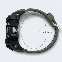 Smael Luxury Brand Mens Sports Watches LEDデジタルクロックファッションカジュアルウォッチデジタル1545 Relogio Militar ClockMen Sport Watch282s