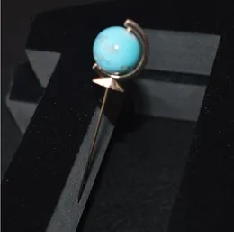 Fashion-2020 Korean version of the new brooch couple high-end corsage blue globe long pin Western clothing products