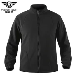 Winter Liner Coat Men Tjockad Polar Varm Armé Fleece Jacka Multi Pocket Polartec Mäns Jacka Casual Ytterkläder Kläder