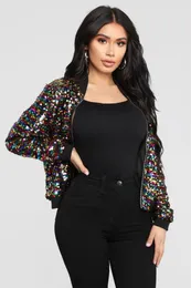 Sagace Jacket Female Womens Pailletten Langarm Sweatshirt Jacke Tops Casual Bluse Mantel Chamarras de mujer Mitteau Femme G8