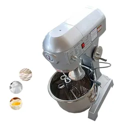 Stainless Steel Dough Mixer Machine Kitchen Food Stand Mixer Cream Egg Whisk Blender Cake Dough Stirring Machine 1250W