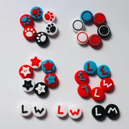 6pcs/set Silicone Joystick Cap Thumb Grip set Thumbstick Cover Non-slip caps for Switch PokeBall Plus controller High Quality FAST SHIP