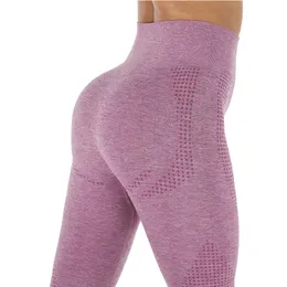 Nowe Kobiety Bezszwowe Legginsy Tummy Control Yoga Legginsy Wysokiej Talii Booty Sport Fitness Siłownia Sportowe Rajstopy