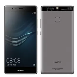 オリジナルHuawei P9 4G LTEの携帯電話4GB RAM 64GB ROMキリン955オクタコアAndroid 5.2 "デュアルリア12.0mp指紋IDスマート携帯電話
