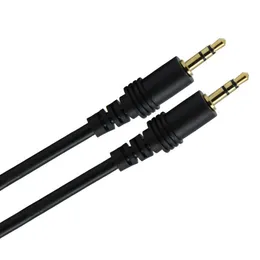 1,5 m/3m/5 m/10m/15m/20 m hane till hane 3,5 mm OD4.5 Auxiliary Aux Extension Audio Cable Stereo Aux Cord