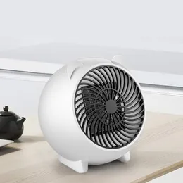 100pcs Mini 250W Space Heater Portable Winter Warmer Fan Personal Electric Heater for Home Office Ceramic Small Heaters US/ EU