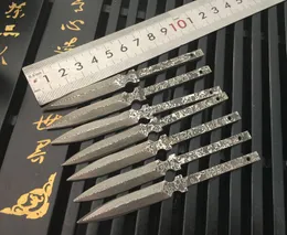 1Pcs High Quality DIY VG10 Damascus Steel Tea Knifes' Blades, only knives' blades, no handles, Not Sharp