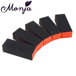 5 st / set Black Nail Art Polering Tool Manicure Buffing Sand Sponge Nail Files Buffertverktyg Polska Slipbuffertar Block