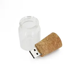 Önskar flaska USB 2.0 Tillräckligt Memory Stick Flash Pen Drive Wishing Bottle Gift USB Flash Drive Driftsflaska 2GB 4GB 8GB 16GB 32GB 64GB