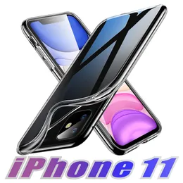 Dla 2020 iPhone SE 11 Pro XR MAX X Crystal Gel Case Ultra Cienkie Przezroczyste Miękkie Wyczyść TPU Case dla Samsung S20 Plus Ultra Uwaga 10 Plus