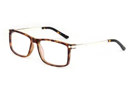 الذهب المعدني بوفالو قرن pectacles إطارات للرجال FashionAbout Eyewear عدسات واضحة نظارات الإطار الكامل مستطيل الإطار الكامل مع الصندوق الأصلي وصندوق المرآة