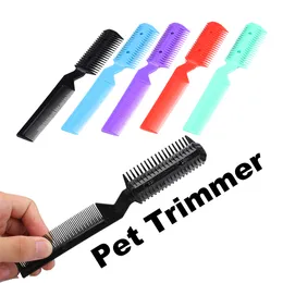 Hot Sell Dog Hair Trimmer For Small Pet Cat Trimmer Grooming Hair Cutting Thinning Combs Scissors Pet Shears Razor Cutting free shipping new