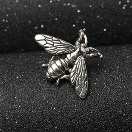 Vintage Bee Brosch Kvinnor Män Metall Insekt Bee Brosch Kostym Lapel Pin Skjorta Tillbehör Partihandel Epacket Frakt