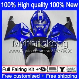 Body For KAWASAKI ZX-7R 1996 2000 2001 2002 2003 203MY.62 Black Blue ZX-750 ZX750 ZX 7R ZX7R 96 97 98 99 ZX 7 R ZX 750 00 01 02 03 Fairing