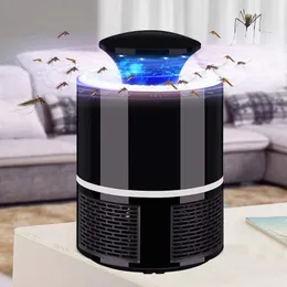 2020 New Arrival U SB Elektryczny Mosquito Insect Killer / Bug Zapper z 360 stopni Lampa pułapkowa LED dla wewnątrz (czarna)