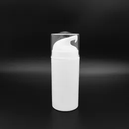 Darmowa Wysyłka 30 sztuk White 100ml SHAMOO BALION Plastikowy Prasted Pompa Butelka Refillable Butelki Airless Butelka