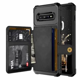 Luxury Wallet Phone Cases For Samsung Galaxy S23 Ultra S22 S21 S20 Plus S10 Note 20 Ultra 10 Flip Protective Leather Shell Fundas