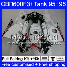 HONDA CBR600RR CBR 600F3 CBR Vücut + Tank 600 F3 FS 95 96 289HM.9 CBR600FS CBR600 F3 95 96 EUROBET mavi ışık CBR600F3 1995 1996