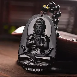 Colgante de Obseidiana自然襟ビンテージNegro Cabeza de Buda Colgante Para Las Mujeres y de lajoyeríaloshombres